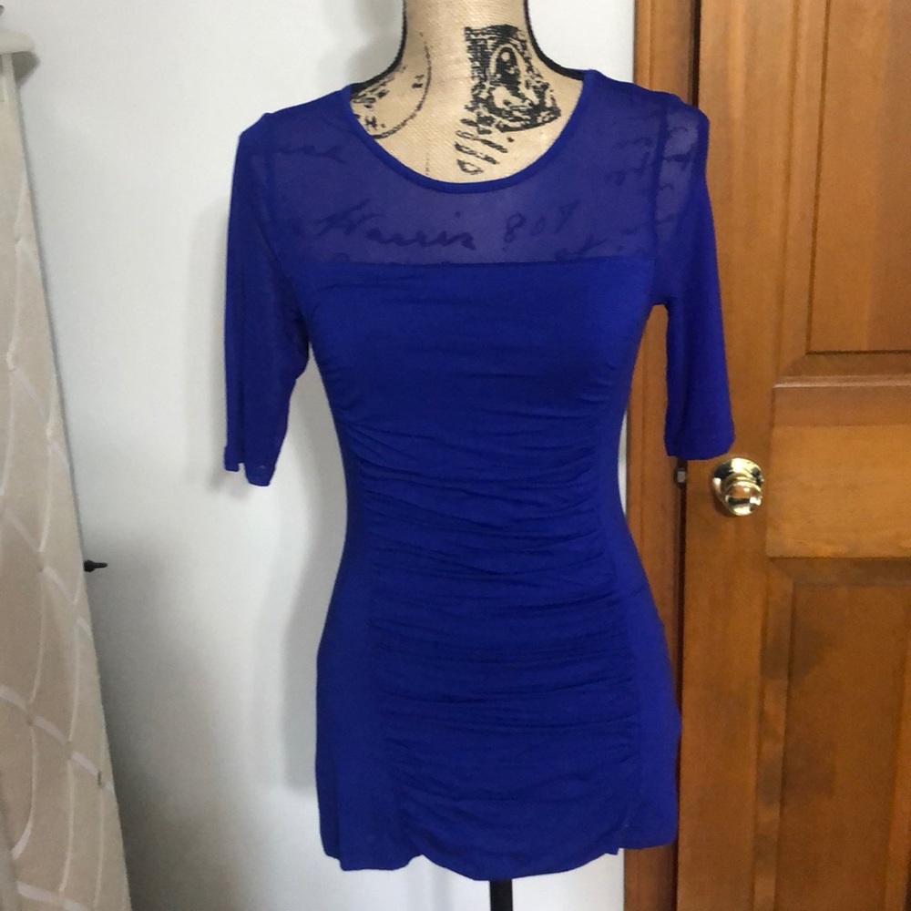 Royal blue shirt